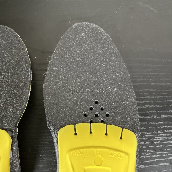 Superfeet Yellow Sz.C Mens 5.5-7/Womens 6.5-8 Low Profile Low Volume *TRIMMED* - Picture 12 of 16